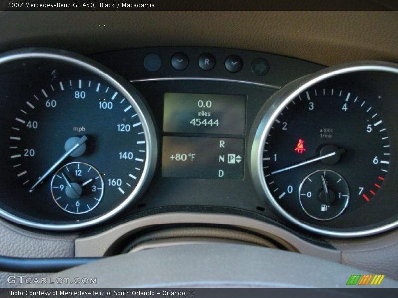 Black / Macadamia 2007 Mercedes-Benz GL 450