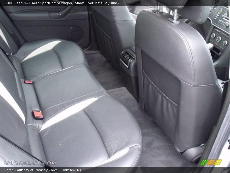  2008 9-3 Aero SportCombi Wagon Black Interior