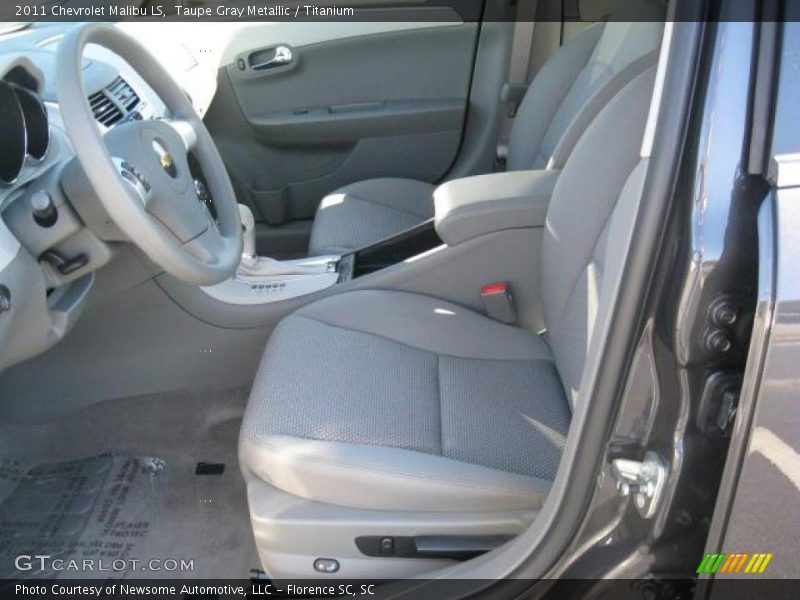 Taupe Gray Metallic / Titanium 2011 Chevrolet Malibu LS