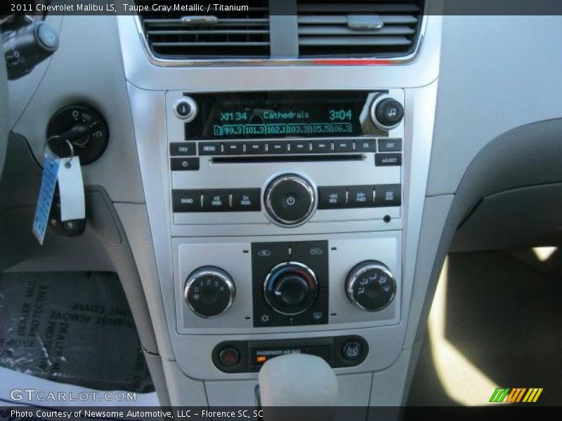 Taupe Gray Metallic / Titanium 2011 Chevrolet Malibu LS