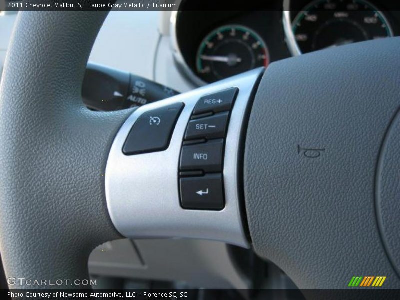 Taupe Gray Metallic / Titanium 2011 Chevrolet Malibu LS