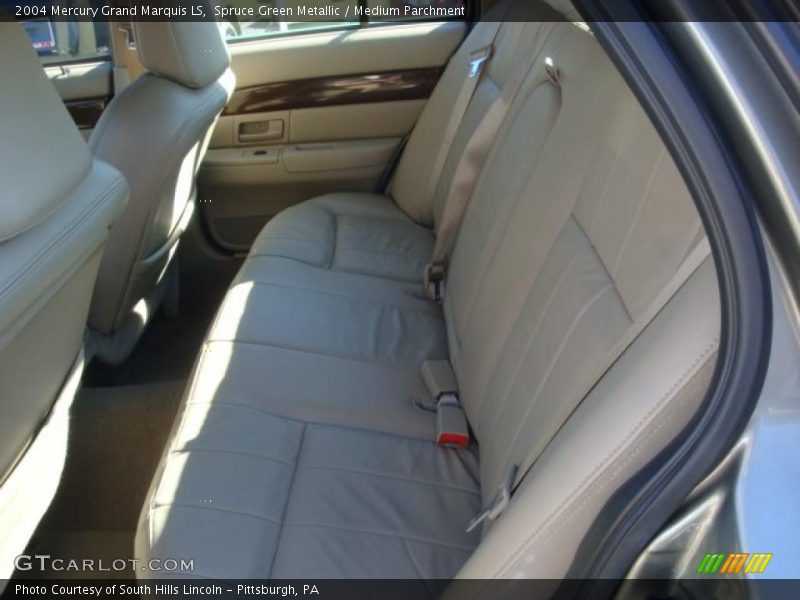 Spruce Green Metallic / Medium Parchment 2004 Mercury Grand Marquis LS