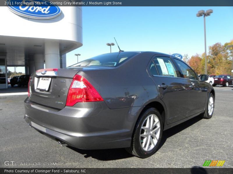 Sterling Grey Metallic / Medium Light Stone 2011 Ford Fusion SEL V6