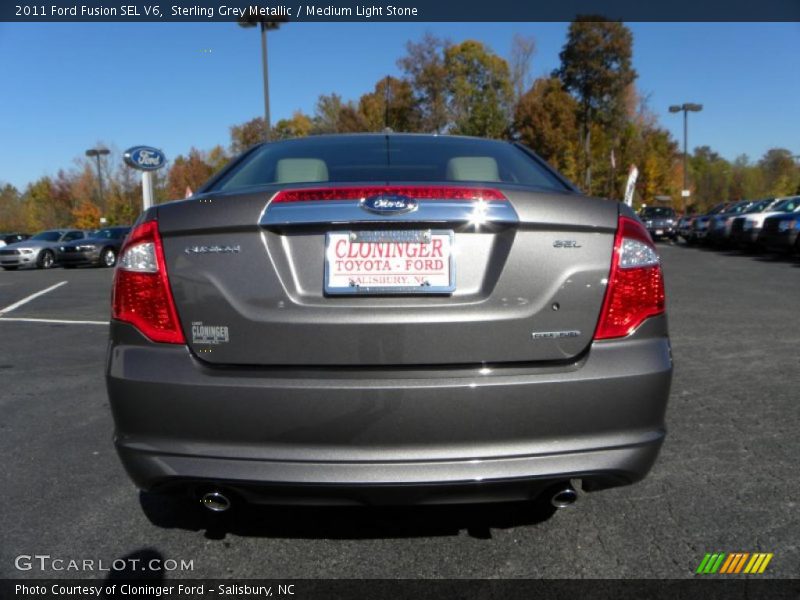 Sterling Grey Metallic / Medium Light Stone 2011 Ford Fusion SEL V6