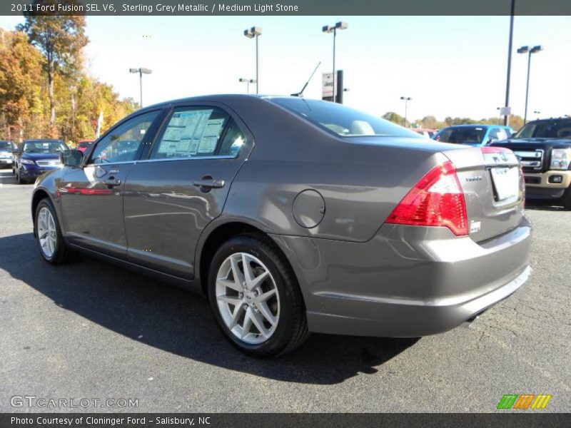 Sterling Grey Metallic / Medium Light Stone 2011 Ford Fusion SEL V6