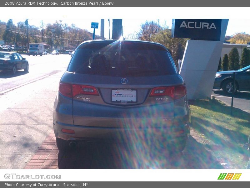 Carbon Bronze Pearl / Ebony 2008 Acura RDX Technology