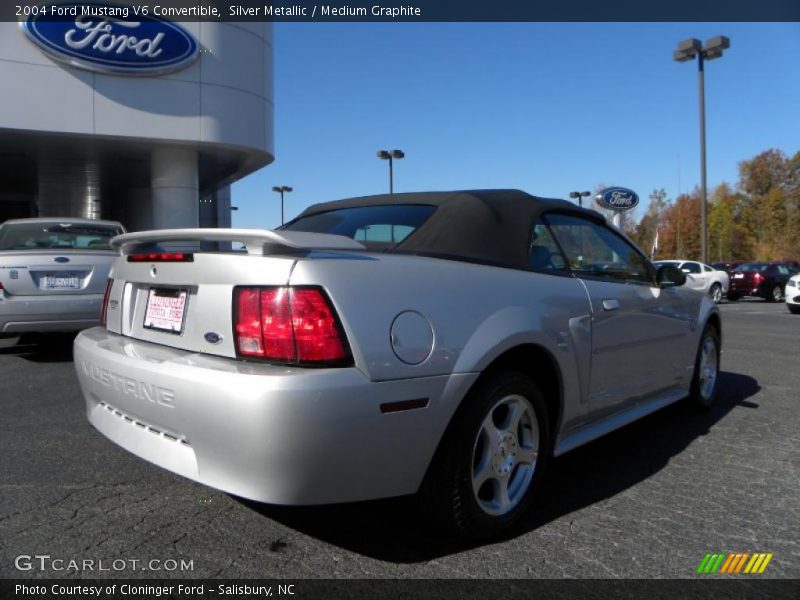 Silver Metallic / Medium Graphite 2004 Ford Mustang V6 Convertible