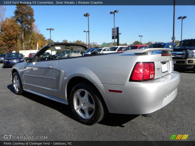 Silver Metallic / Medium Graphite 2004 Ford Mustang V6 Convertible