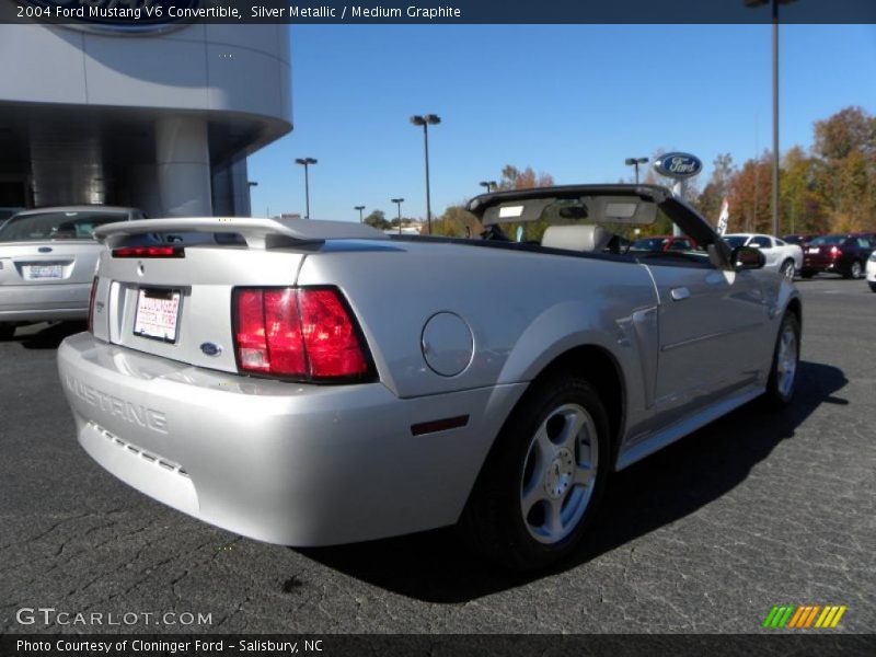 Silver Metallic / Medium Graphite 2004 Ford Mustang V6 Convertible