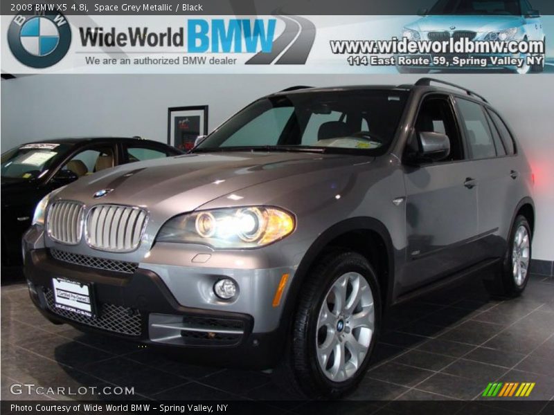 Space Grey Metallic / Black 2008 BMW X5 4.8i