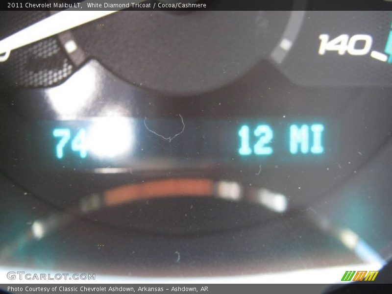 White Diamond Tricoat / Cocoa/Cashmere 2011 Chevrolet Malibu LT