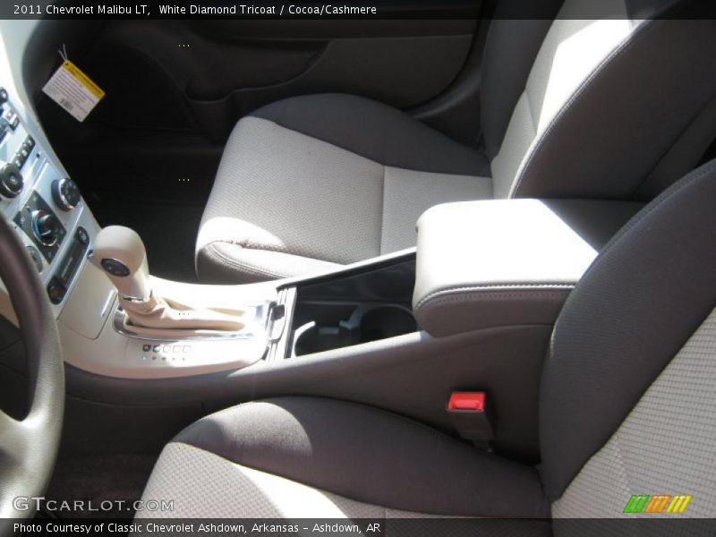 White Diamond Tricoat / Cocoa/Cashmere 2011 Chevrolet Malibu LT