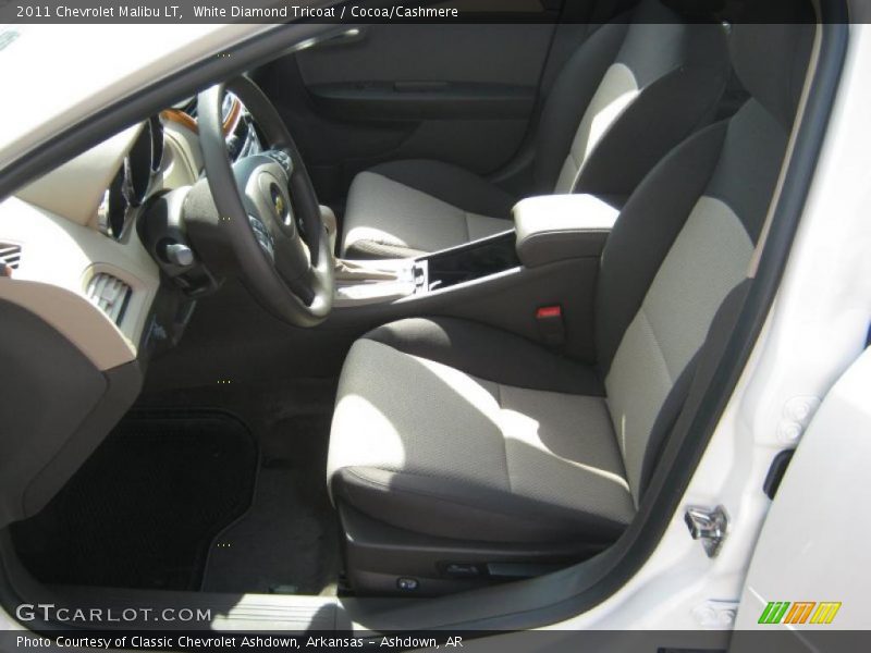 White Diamond Tricoat / Cocoa/Cashmere 2011 Chevrolet Malibu LT