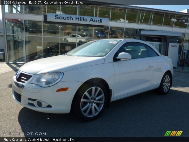Candy White / Cornsilk Beige 2008 Volkswagen Eos 2.0T