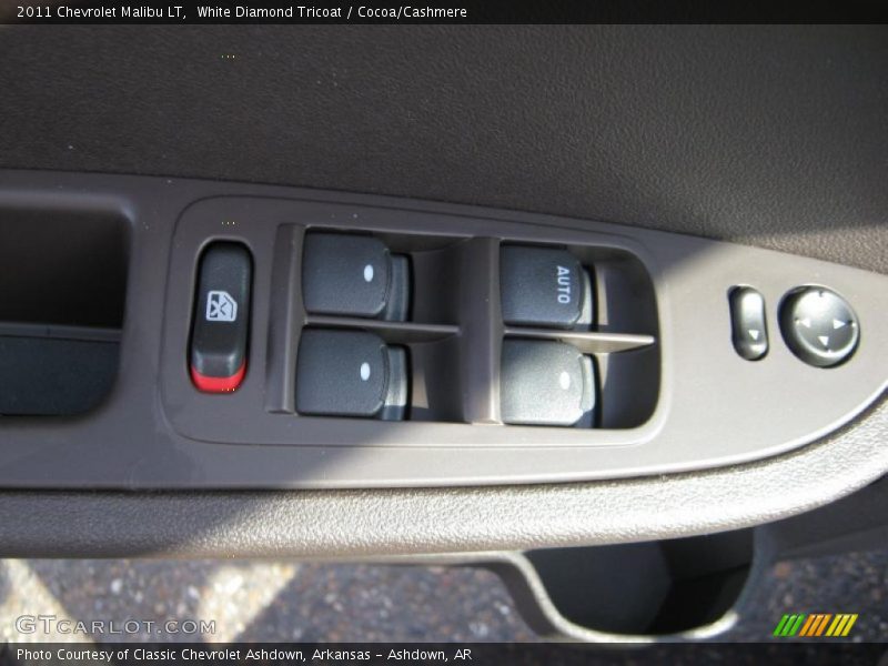 White Diamond Tricoat / Cocoa/Cashmere 2011 Chevrolet Malibu LT