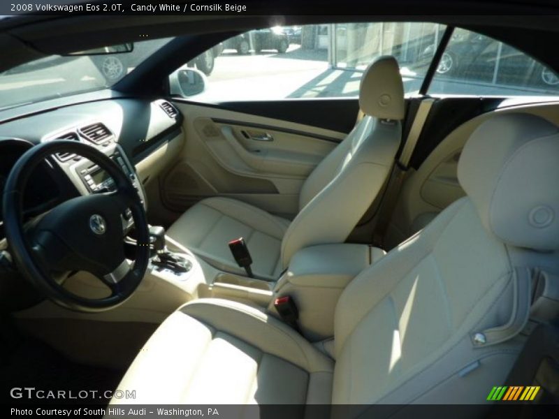 Candy White / Cornsilk Beige 2008 Volkswagen Eos 2.0T