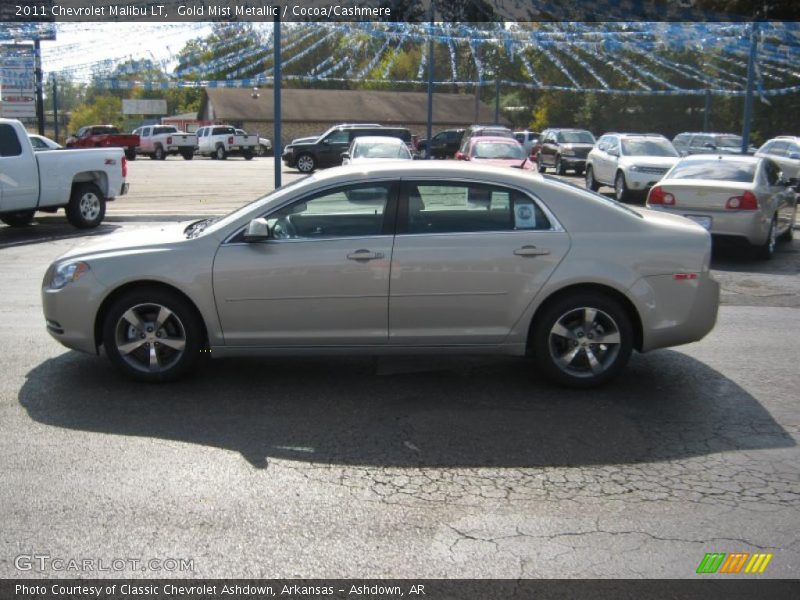 Gold Mist Metallic / Cocoa/Cashmere 2011 Chevrolet Malibu LT
