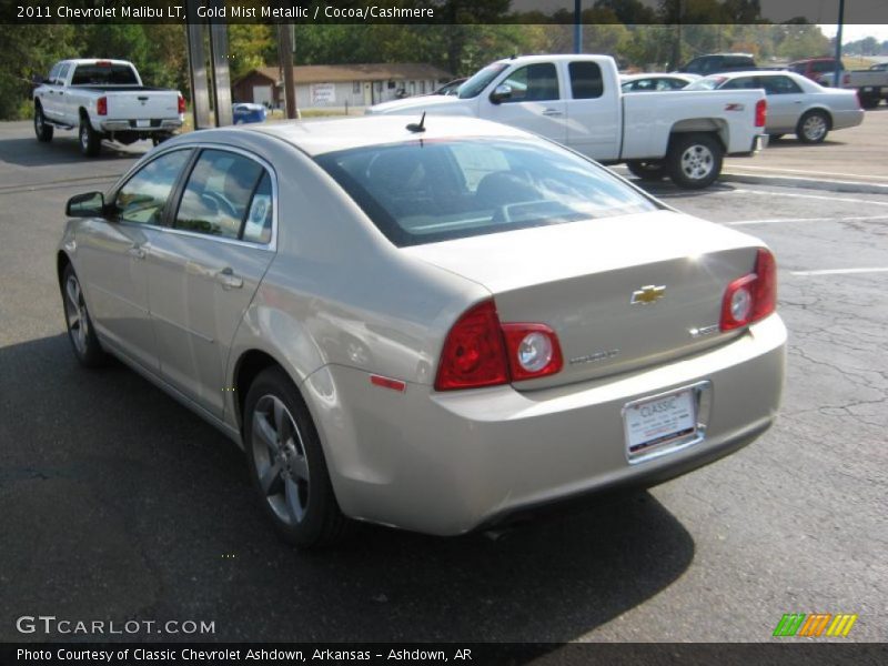 Gold Mist Metallic / Cocoa/Cashmere 2011 Chevrolet Malibu LT