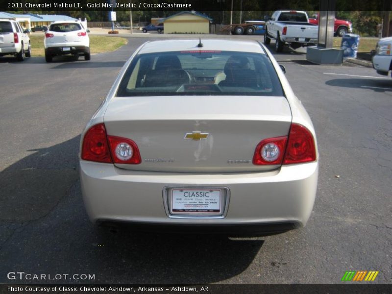 Gold Mist Metallic / Cocoa/Cashmere 2011 Chevrolet Malibu LT