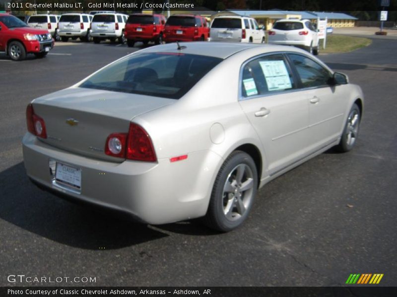 Gold Mist Metallic / Cocoa/Cashmere 2011 Chevrolet Malibu LT