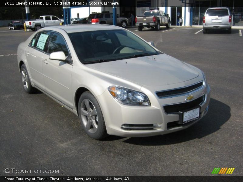 Gold Mist Metallic / Cocoa/Cashmere 2011 Chevrolet Malibu LT
