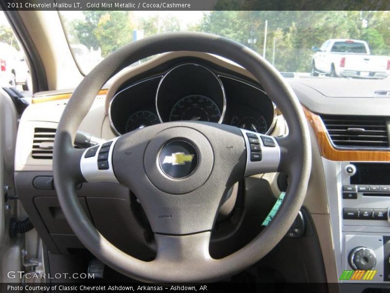 Gold Mist Metallic / Cocoa/Cashmere 2011 Chevrolet Malibu LT