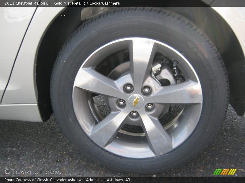 Gold Mist Metallic / Cocoa/Cashmere 2011 Chevrolet Malibu LT