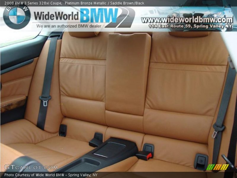 Platinum Bronze Metallic / Saddle Brown/Black 2008 BMW 3 Series 328xi Coupe
