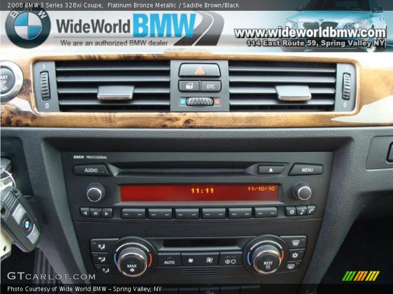 Platinum Bronze Metallic / Saddle Brown/Black 2008 BMW 3 Series 328xi Coupe