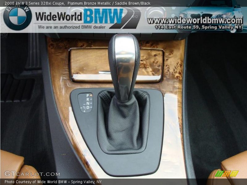 Platinum Bronze Metallic / Saddle Brown/Black 2008 BMW 3 Series 328xi Coupe