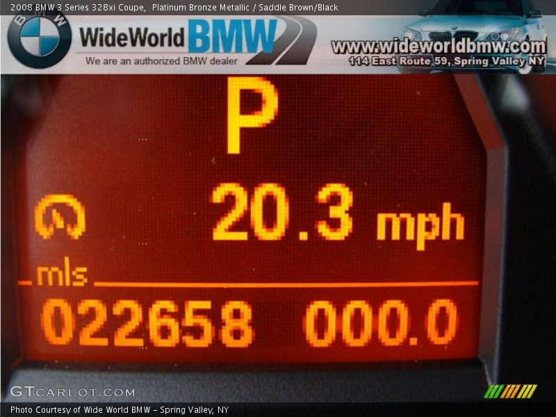 Platinum Bronze Metallic / Saddle Brown/Black 2008 BMW 3 Series 328xi Coupe