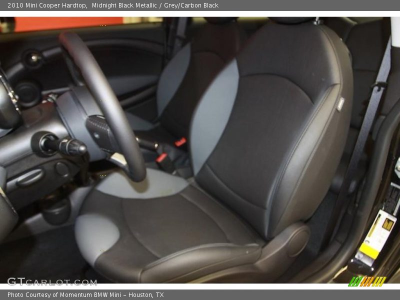Midnight Black Metallic / Grey/Carbon Black 2010 Mini Cooper Hardtop