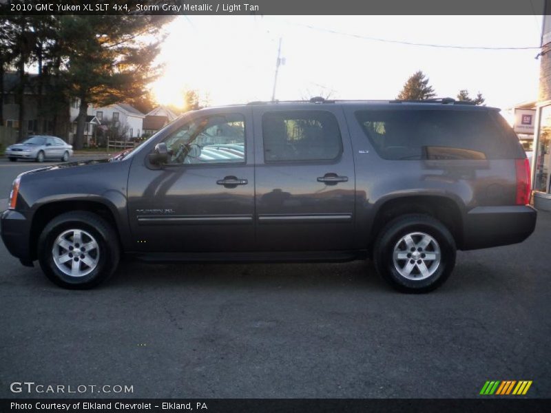 Storm Gray Metallic / Light Tan 2010 GMC Yukon XL SLT 4x4