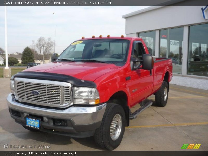  2004 F350 Super Duty XLT Regular Cab 4x4 Red