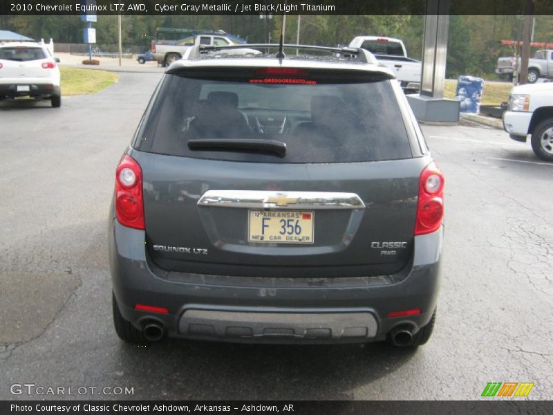 Cyber Gray Metallic / Jet Black/Light Titanium 2010 Chevrolet Equinox LTZ AWD
