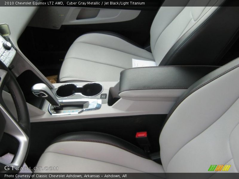  2010 Equinox LTZ AWD Jet Black/Light Titanium Interior