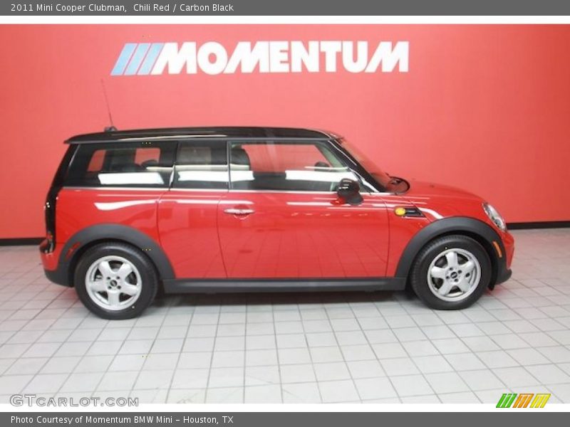 Chili Red / Carbon Black 2011 Mini Cooper Clubman