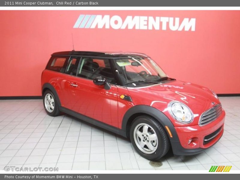 Chili Red / Carbon Black 2011 Mini Cooper Clubman