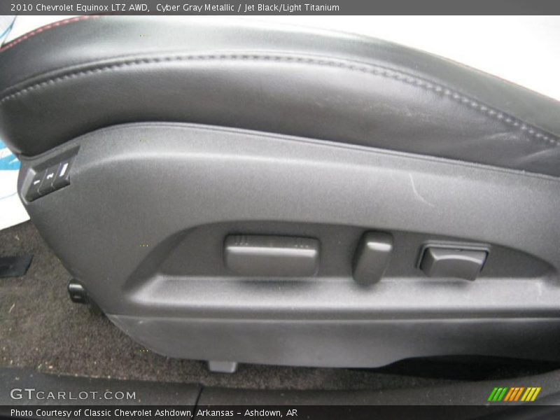 Cyber Gray Metallic / Jet Black/Light Titanium 2010 Chevrolet Equinox LTZ AWD