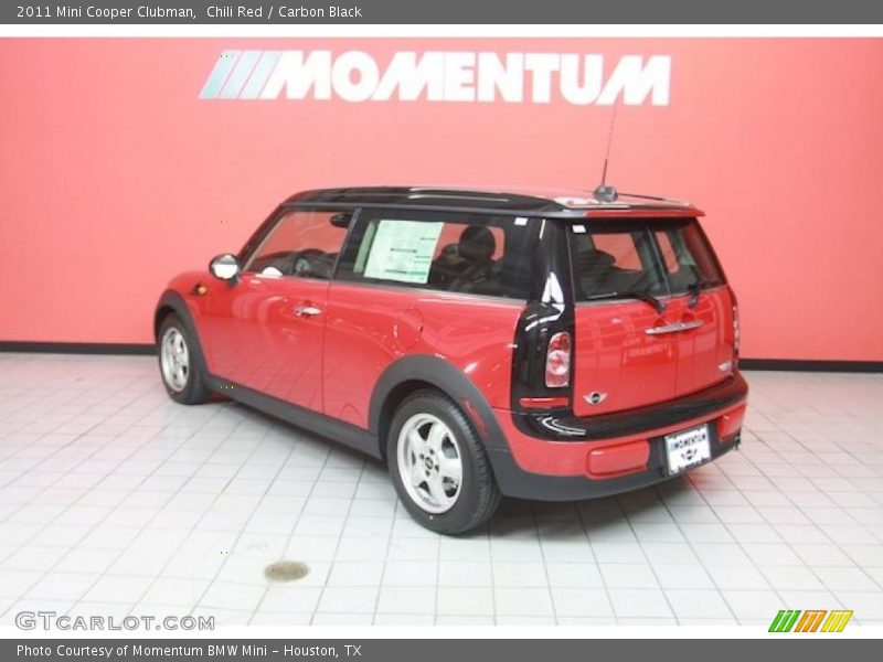 Chili Red / Carbon Black 2011 Mini Cooper Clubman
