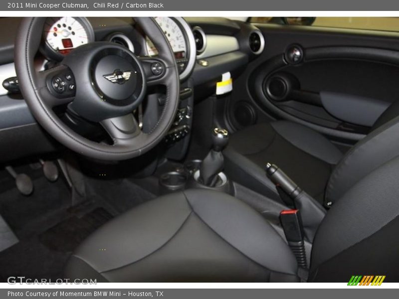  2011 Cooper Clubman Carbon Black Interior