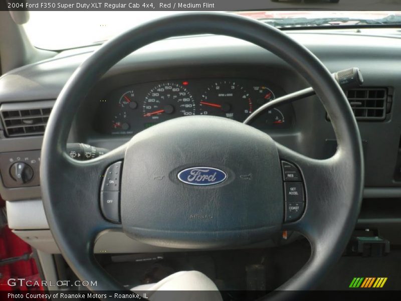 Red / Medium Flint 2004 Ford F350 Super Duty XLT Regular Cab 4x4