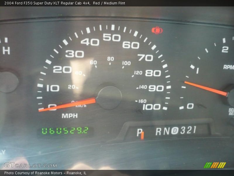 Red / Medium Flint 2004 Ford F350 Super Duty XLT Regular Cab 4x4