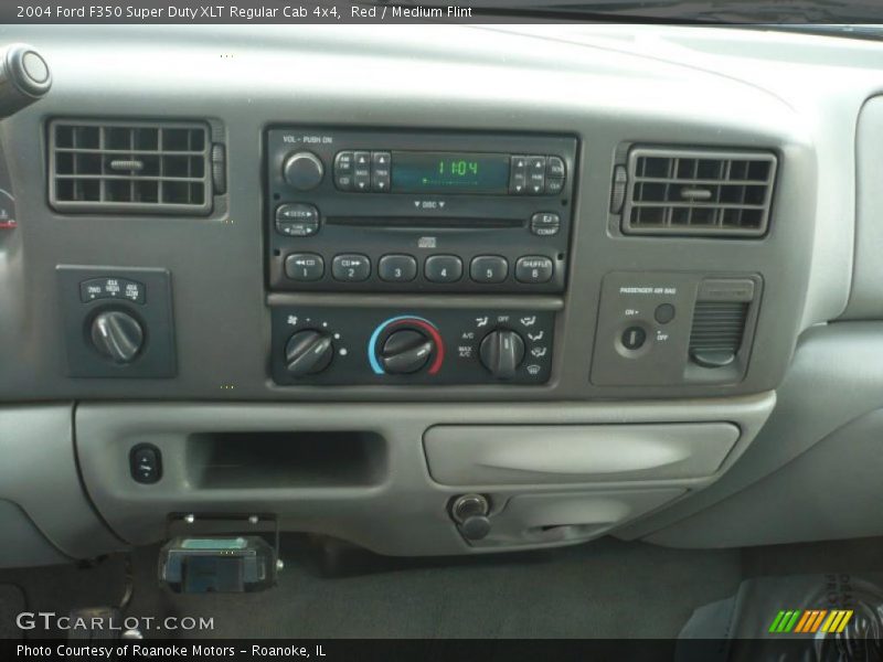 Red / Medium Flint 2004 Ford F350 Super Duty XLT Regular Cab 4x4