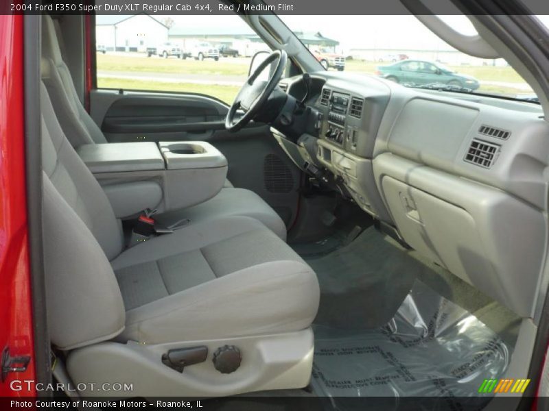  2004 F350 Super Duty XLT Regular Cab 4x4 Medium Flint Interior