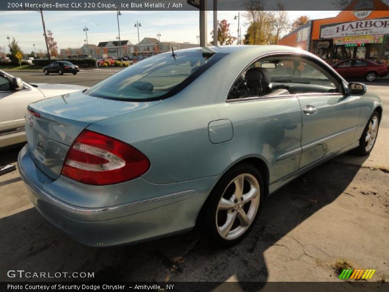 Ice Blue Metallic / Ash 2004 Mercedes-Benz CLK 320 Coupe