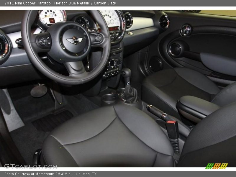 Horizon Blue Metallic / Carbon Black 2011 Mini Cooper Hardtop