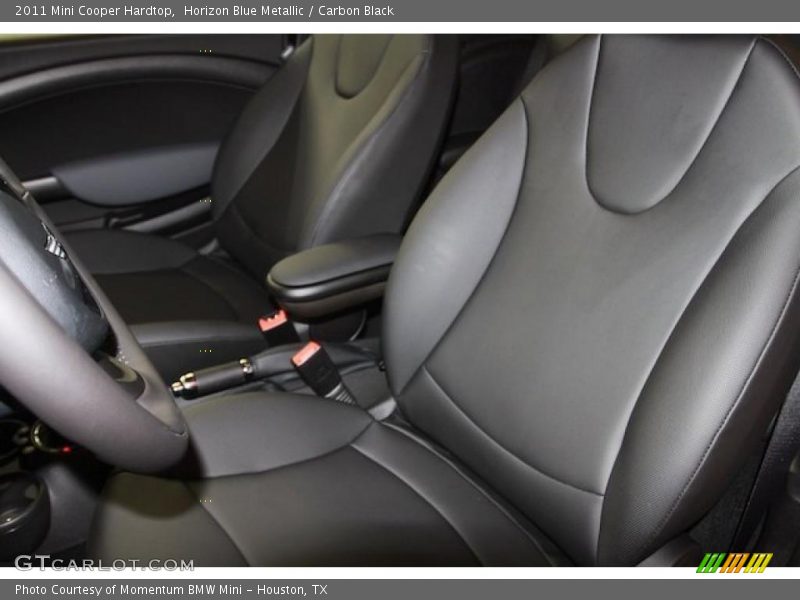 Horizon Blue Metallic / Carbon Black 2011 Mini Cooper Hardtop
