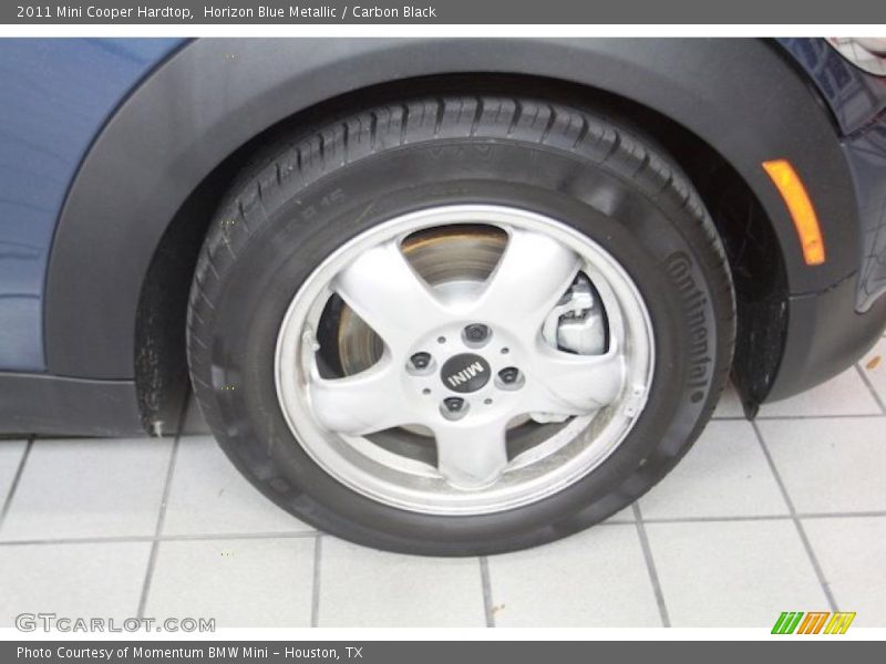 Horizon Blue Metallic / Carbon Black 2011 Mini Cooper Hardtop