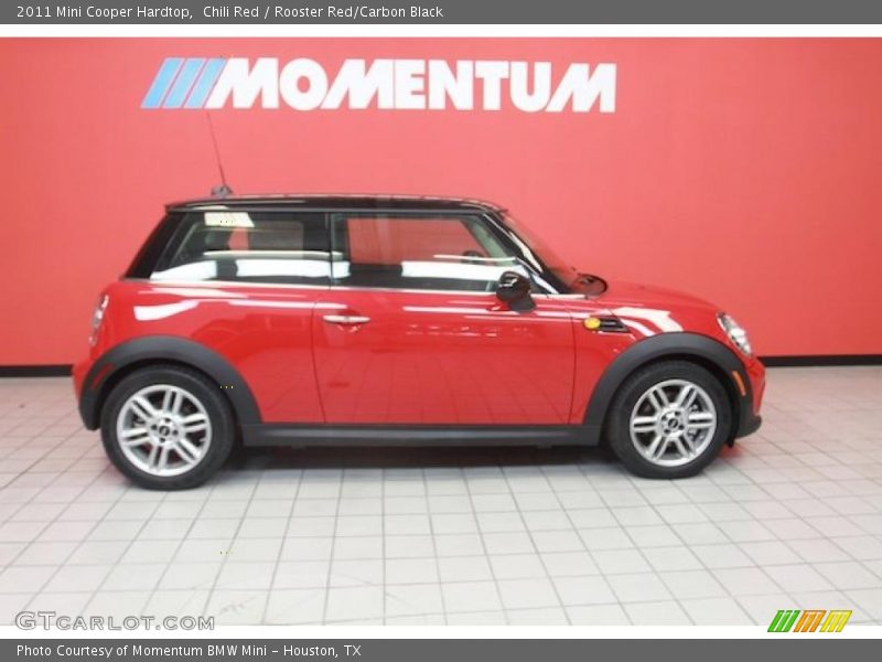 Chili Red / Rooster Red/Carbon Black 2011 Mini Cooper Hardtop